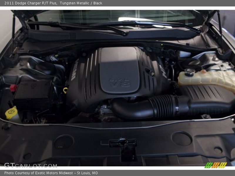 Tungsten Metallic / Black 2011 Dodge Charger R/T Plus