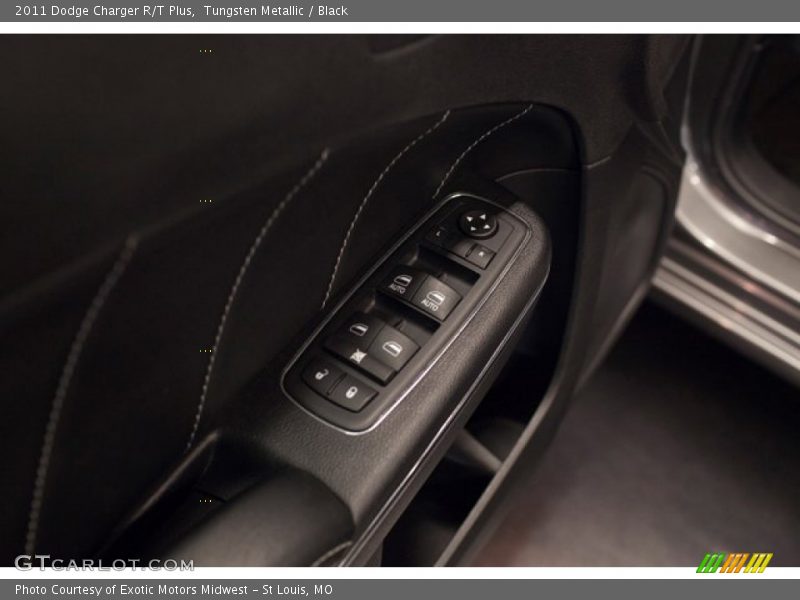 Tungsten Metallic / Black 2011 Dodge Charger R/T Plus