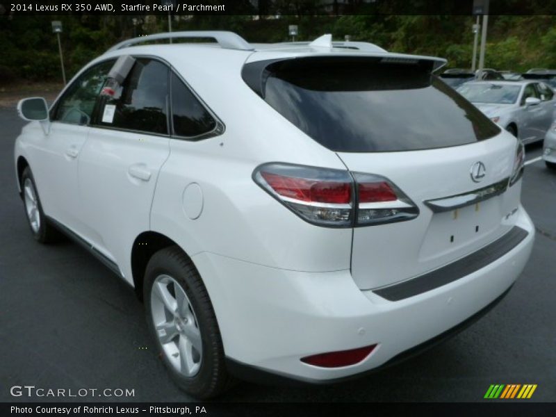 Starfire Pearl / Parchment 2014 Lexus RX 350 AWD