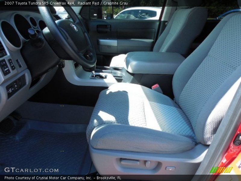 Radiant Red / Graphite Gray 2007 Toyota Tundra SR5 CrewMax 4x4