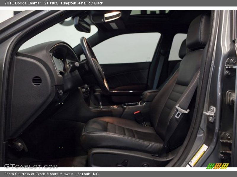 Tungsten Metallic / Black 2011 Dodge Charger R/T Plus