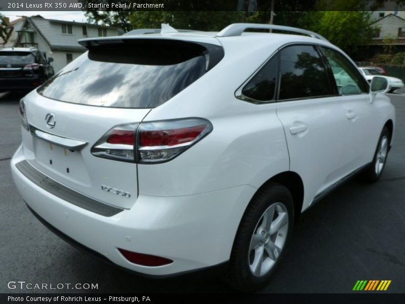 Starfire Pearl / Parchment 2014 Lexus RX 350 AWD