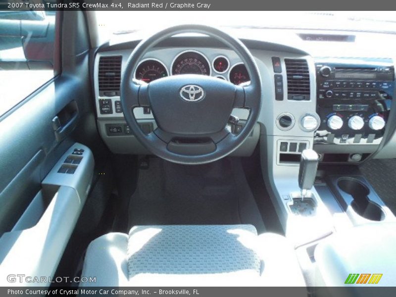 Radiant Red / Graphite Gray 2007 Toyota Tundra SR5 CrewMax 4x4
