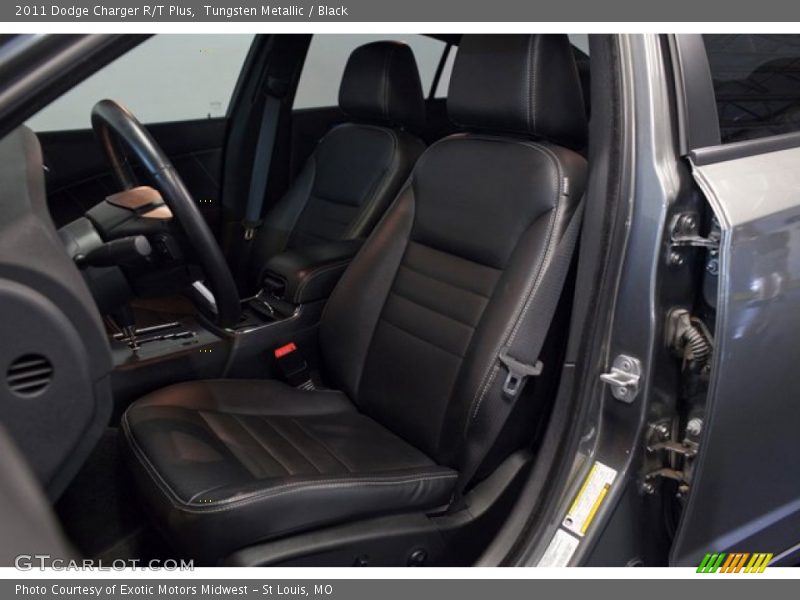 Tungsten Metallic / Black 2011 Dodge Charger R/T Plus