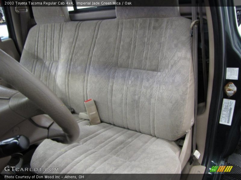 Front Seat of 2003 Tacoma Regular Cab 4x4