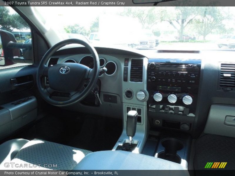 Radiant Red / Graphite Gray 2007 Toyota Tundra SR5 CrewMax 4x4