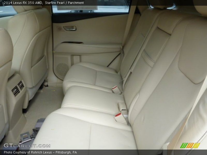 Starfire Pearl / Parchment 2014 Lexus RX 350 AWD