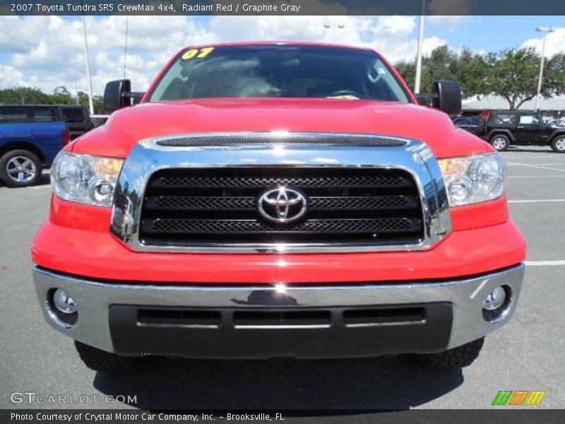 Radiant Red / Graphite Gray 2007 Toyota Tundra SR5 CrewMax 4x4