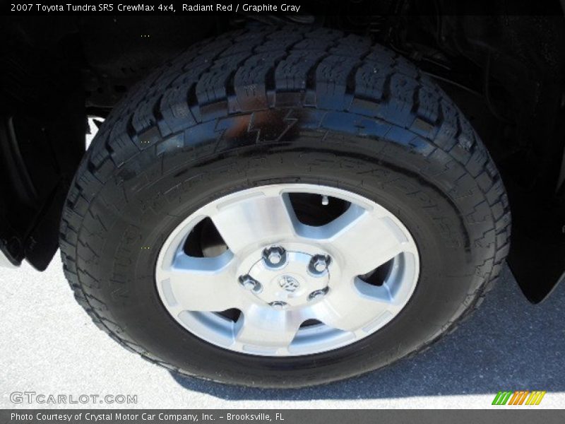 Radiant Red / Graphite Gray 2007 Toyota Tundra SR5 CrewMax 4x4