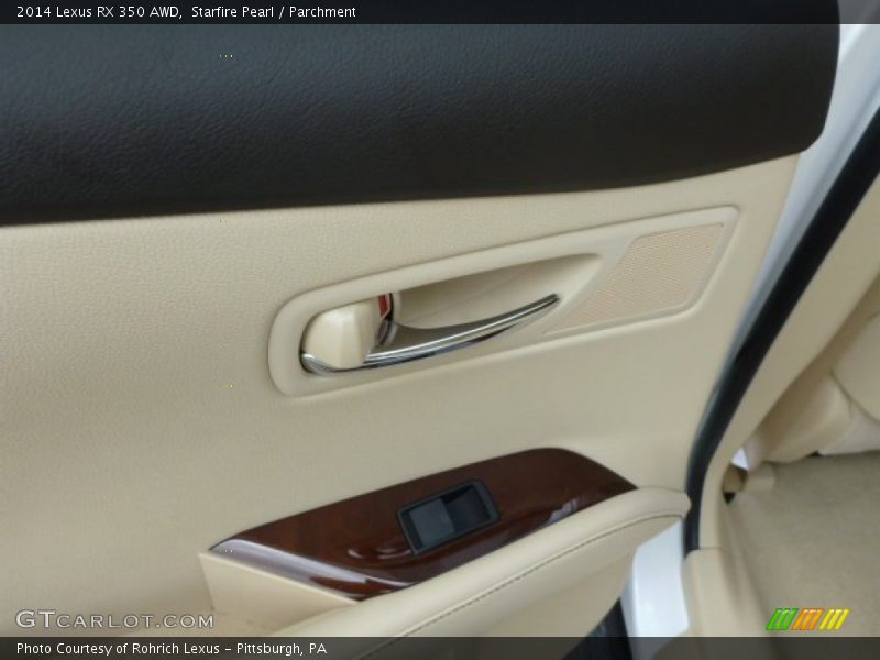Starfire Pearl / Parchment 2014 Lexus RX 350 AWD