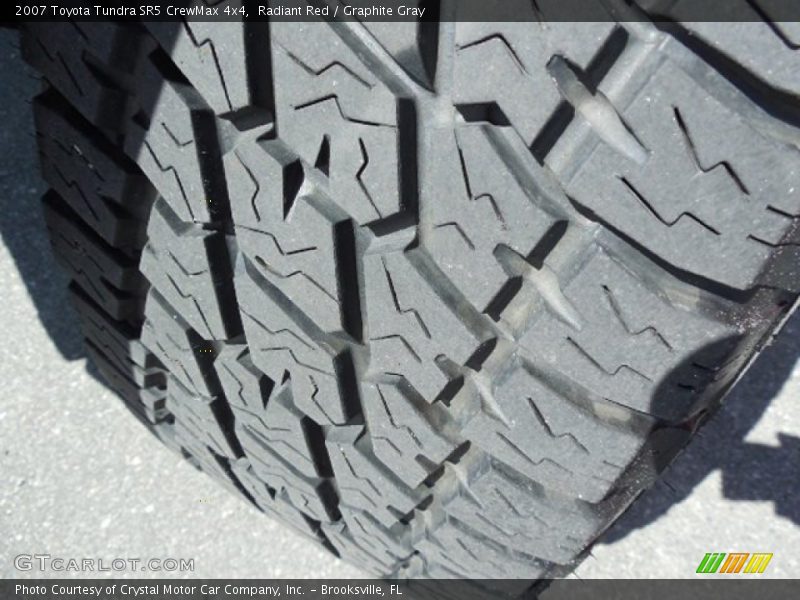 Radiant Red / Graphite Gray 2007 Toyota Tundra SR5 CrewMax 4x4