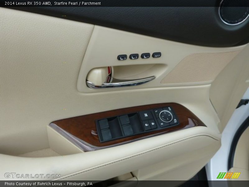 Starfire Pearl / Parchment 2014 Lexus RX 350 AWD