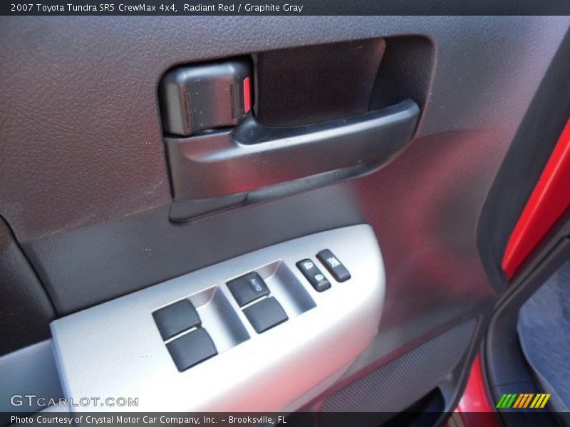 Radiant Red / Graphite Gray 2007 Toyota Tundra SR5 CrewMax 4x4