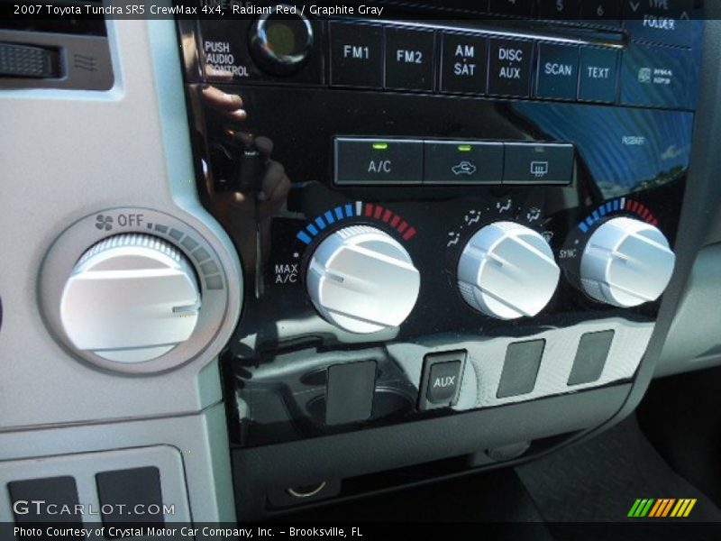 Radiant Red / Graphite Gray 2007 Toyota Tundra SR5 CrewMax 4x4