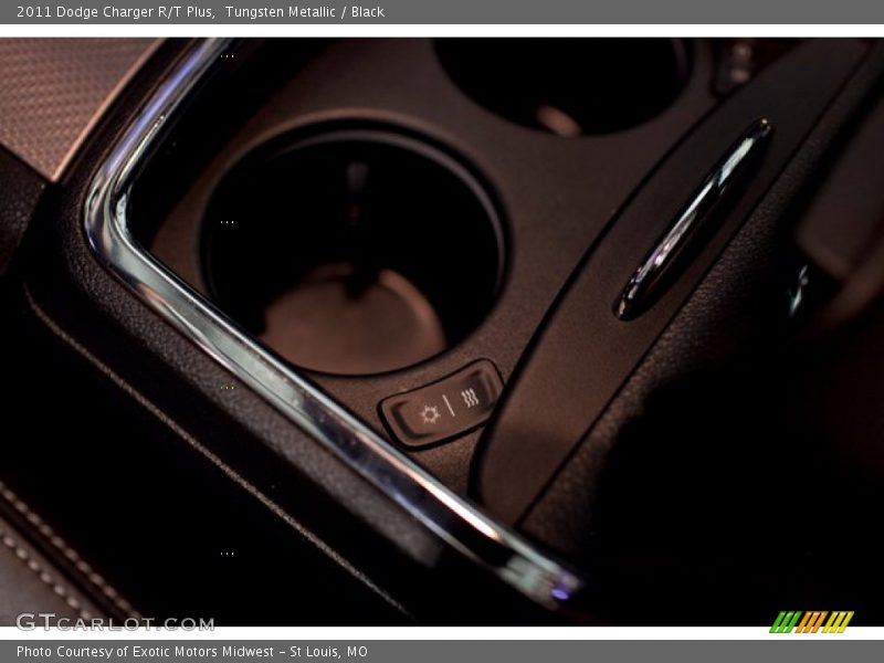 Tungsten Metallic / Black 2011 Dodge Charger R/T Plus