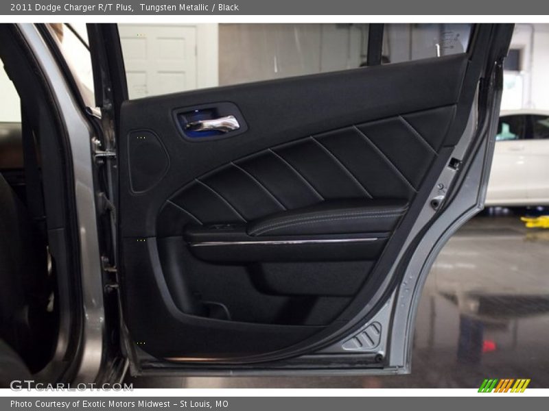 Tungsten Metallic / Black 2011 Dodge Charger R/T Plus