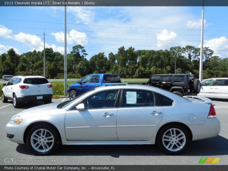 Silver Ice Metallic / Ebony 2013 Chevrolet Impala LTZ