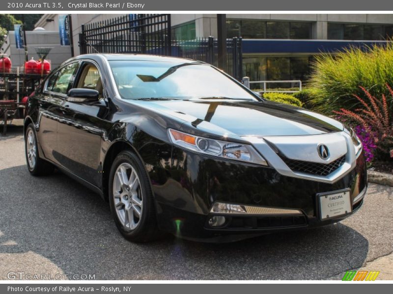 Crystal Black Pearl / Ebony 2010 Acura TL 3.5
