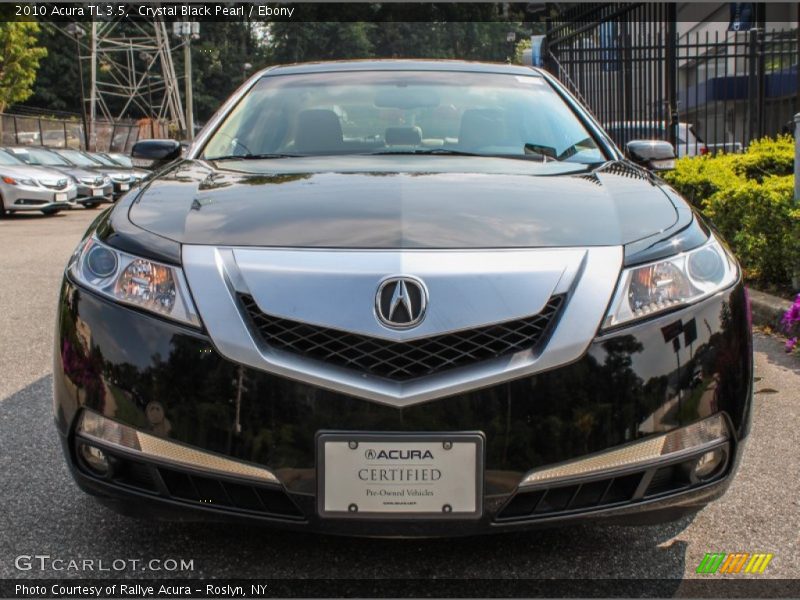 Crystal Black Pearl / Ebony 2010 Acura TL 3.5