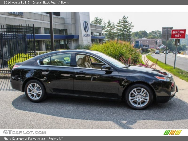 Crystal Black Pearl / Ebony 2010 Acura TL 3.5