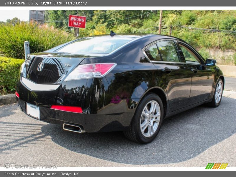 Crystal Black Pearl / Ebony 2010 Acura TL 3.5