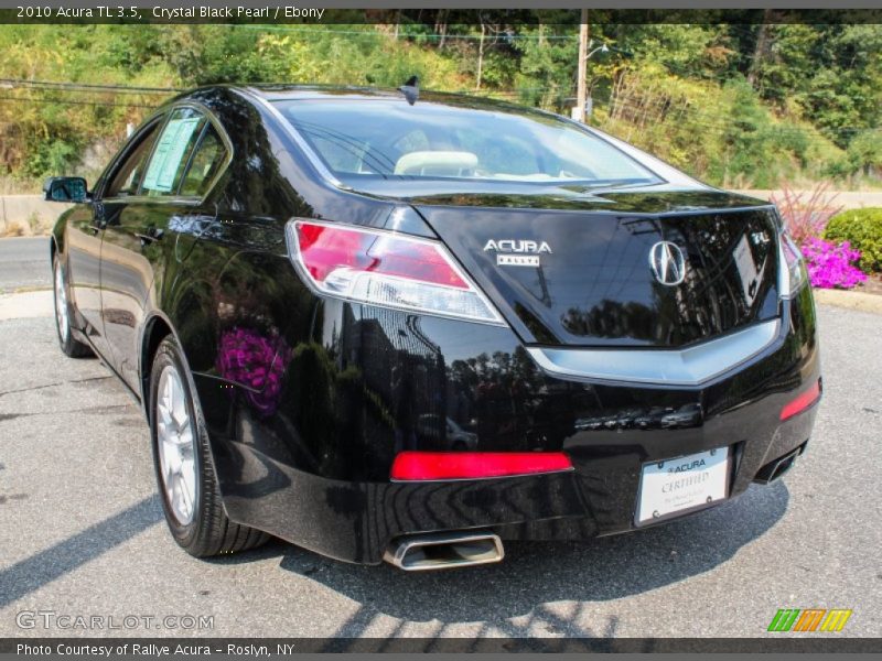 Crystal Black Pearl / Ebony 2010 Acura TL 3.5