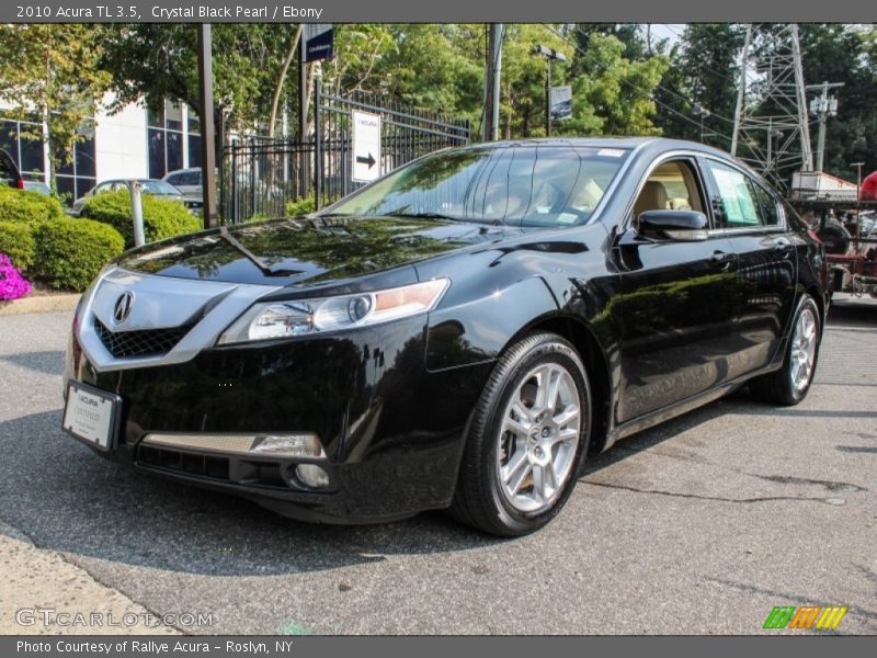 Crystal Black Pearl / Ebony 2010 Acura TL 3.5
