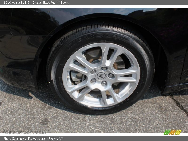 Crystal Black Pearl / Ebony 2010 Acura TL 3.5