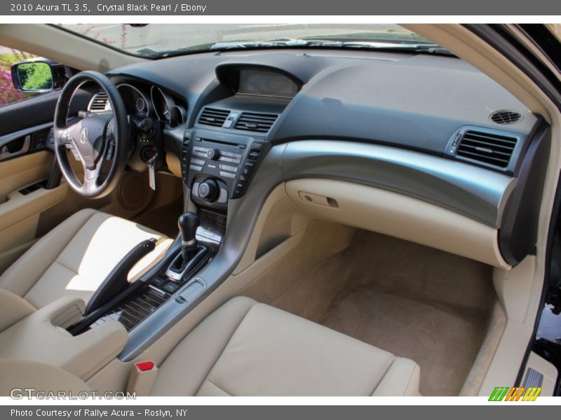 Crystal Black Pearl / Ebony 2010 Acura TL 3.5