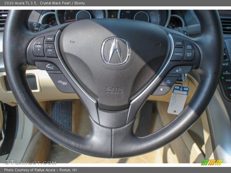 Crystal Black Pearl / Ebony 2010 Acura TL 3.5