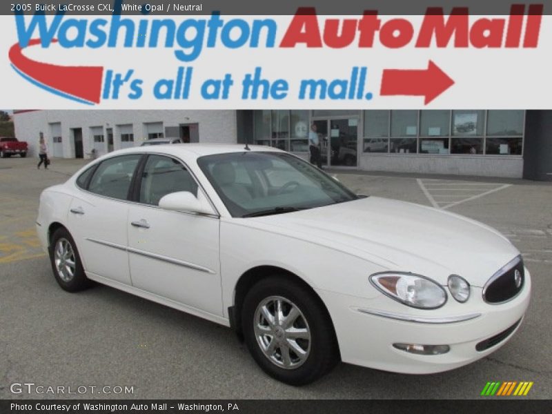 White Opal / Neutral 2005 Buick LaCrosse CXL