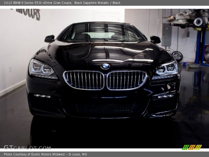 Black Sapphire Metallic / Black 2013 BMW 6 Series 650i xDrive Gran Coupe