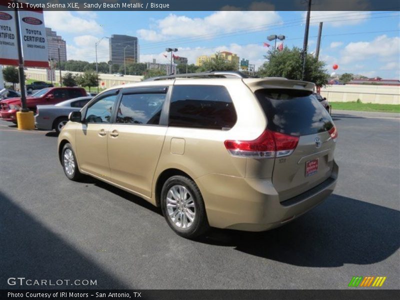 Sandy Beach Metallic / Bisque 2011 Toyota Sienna XLE