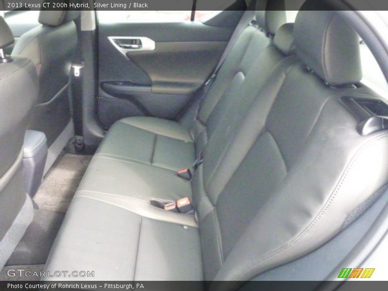 Silver Lining / Black 2013 Lexus CT 200h Hybrid