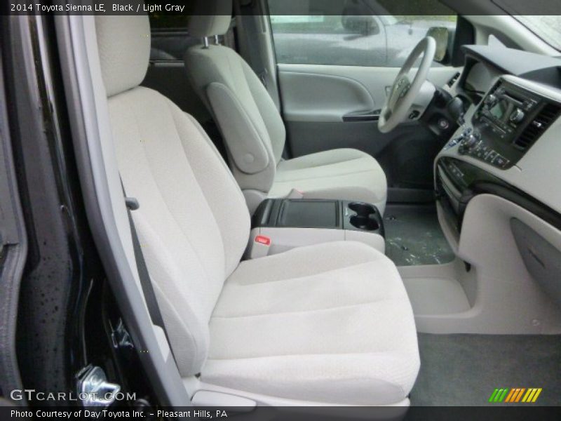 Black / Light Gray 2014 Toyota Sienna LE