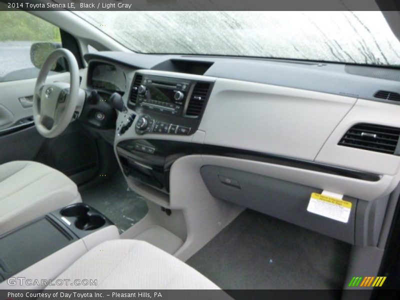 Black / Light Gray 2014 Toyota Sienna LE