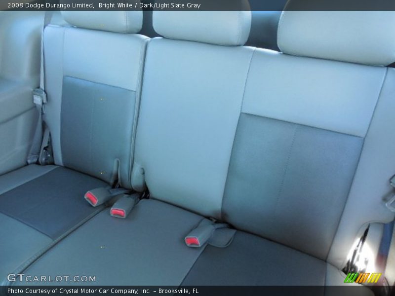 Bright White / Dark/Light Slate Gray 2008 Dodge Durango Limited