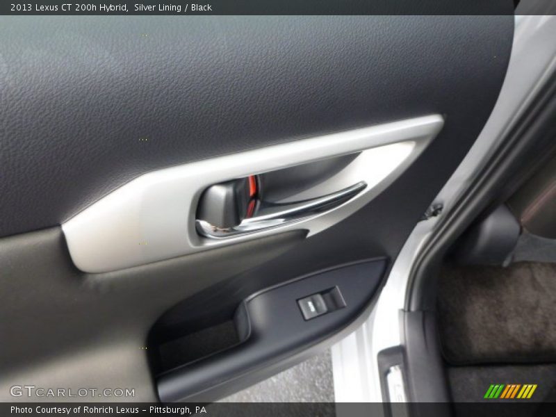 Silver Lining / Black 2013 Lexus CT 200h Hybrid