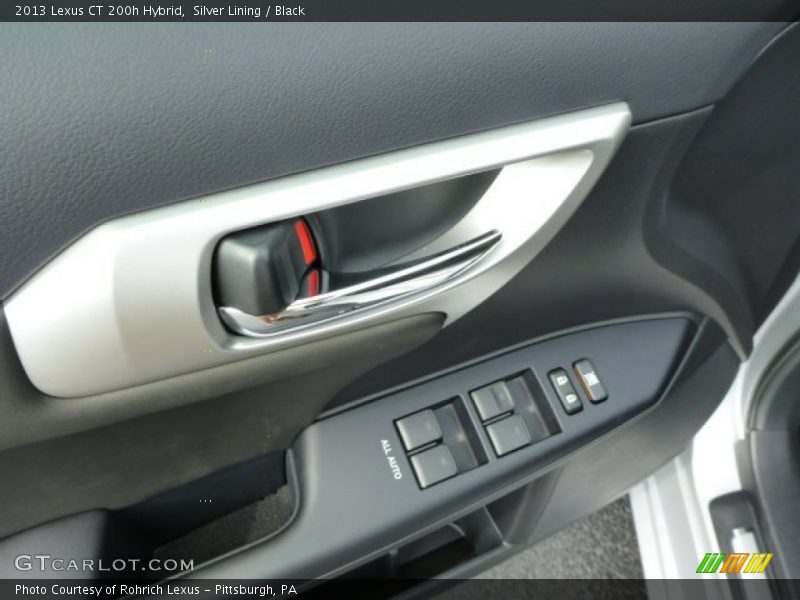 Silver Lining / Black 2013 Lexus CT 200h Hybrid