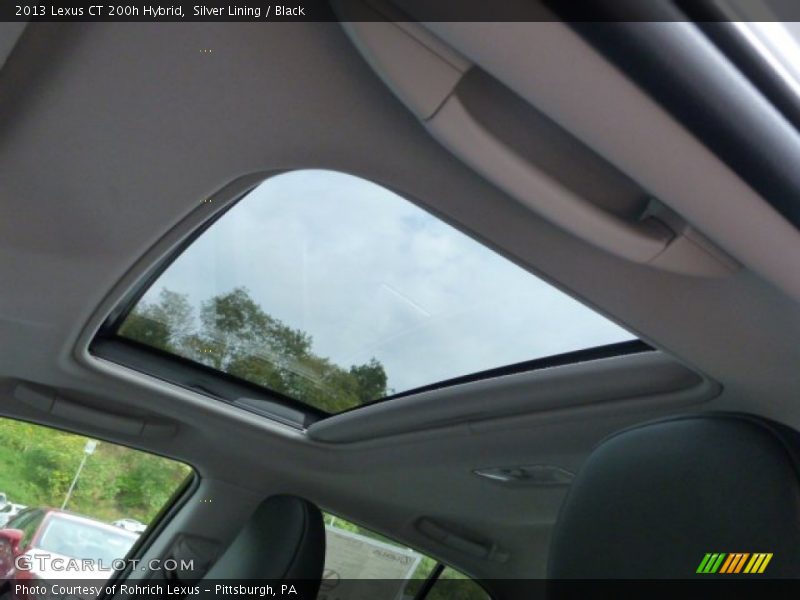 Silver Lining / Black 2013 Lexus CT 200h Hybrid
