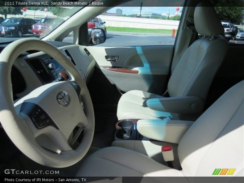Sandy Beach Metallic / Bisque 2011 Toyota Sienna XLE