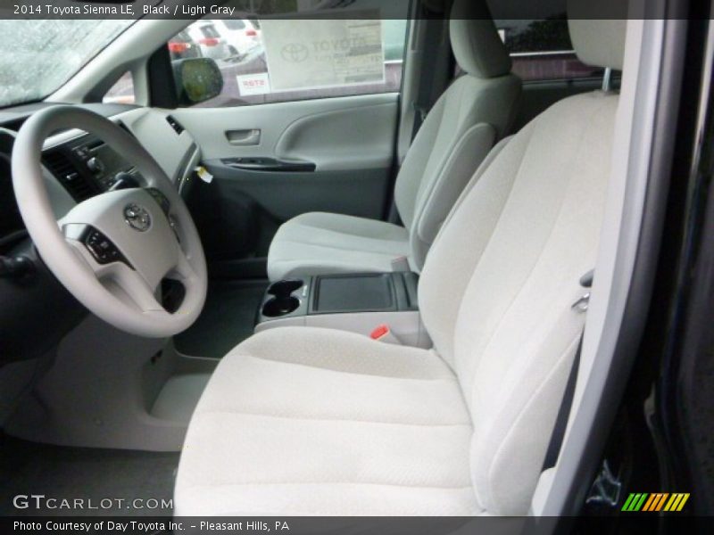 Black / Light Gray 2014 Toyota Sienna LE