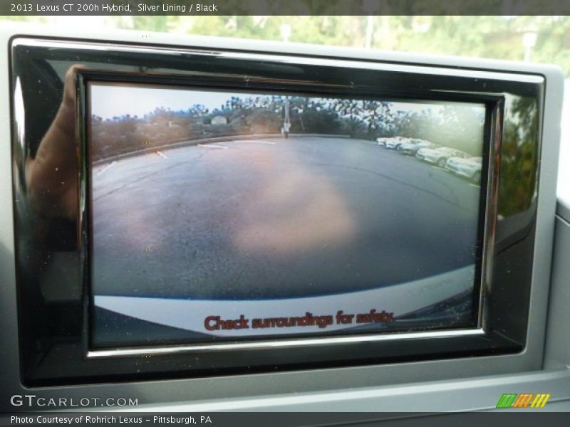 Silver Lining / Black 2013 Lexus CT 200h Hybrid
