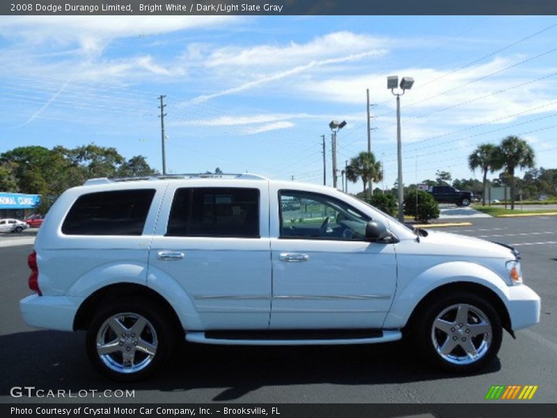 Bright White / Dark/Light Slate Gray 2008 Dodge Durango Limited