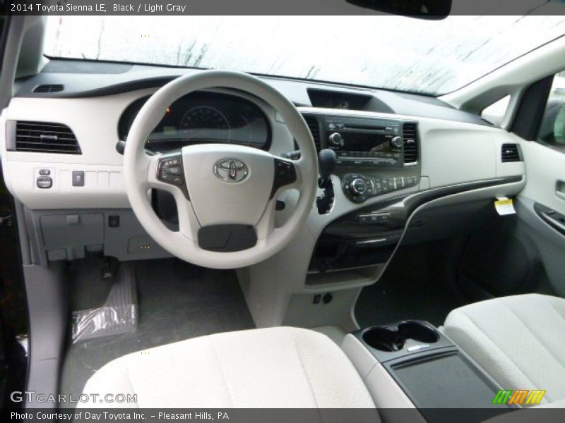  2014 Sienna LE Light Gray Interior