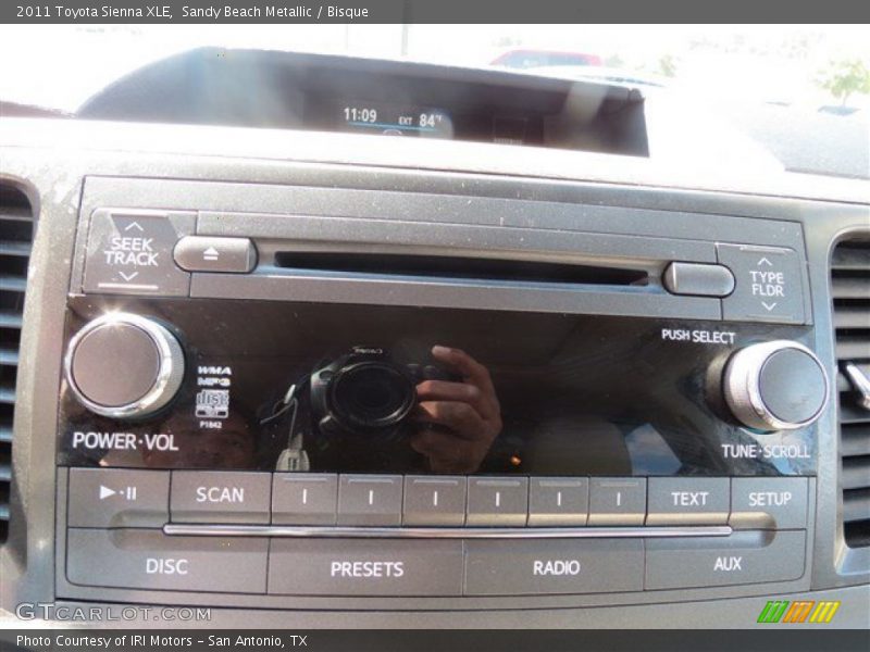 Sandy Beach Metallic / Bisque 2011 Toyota Sienna XLE