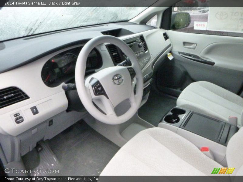 Black / Light Gray 2014 Toyota Sienna LE