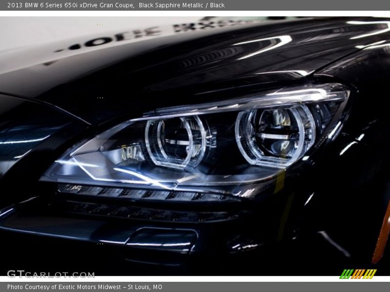Black Sapphire Metallic / Black 2013 BMW 6 Series 650i xDrive Gran Coupe
