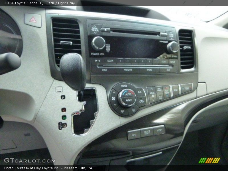 Controls of 2014 Sienna LE