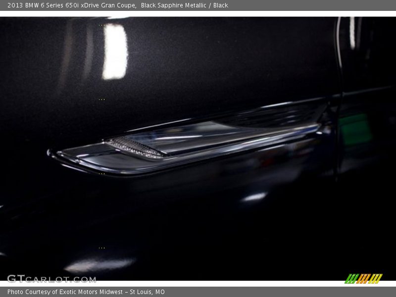 Black Sapphire Metallic / Black 2013 BMW 6 Series 650i xDrive Gran Coupe
